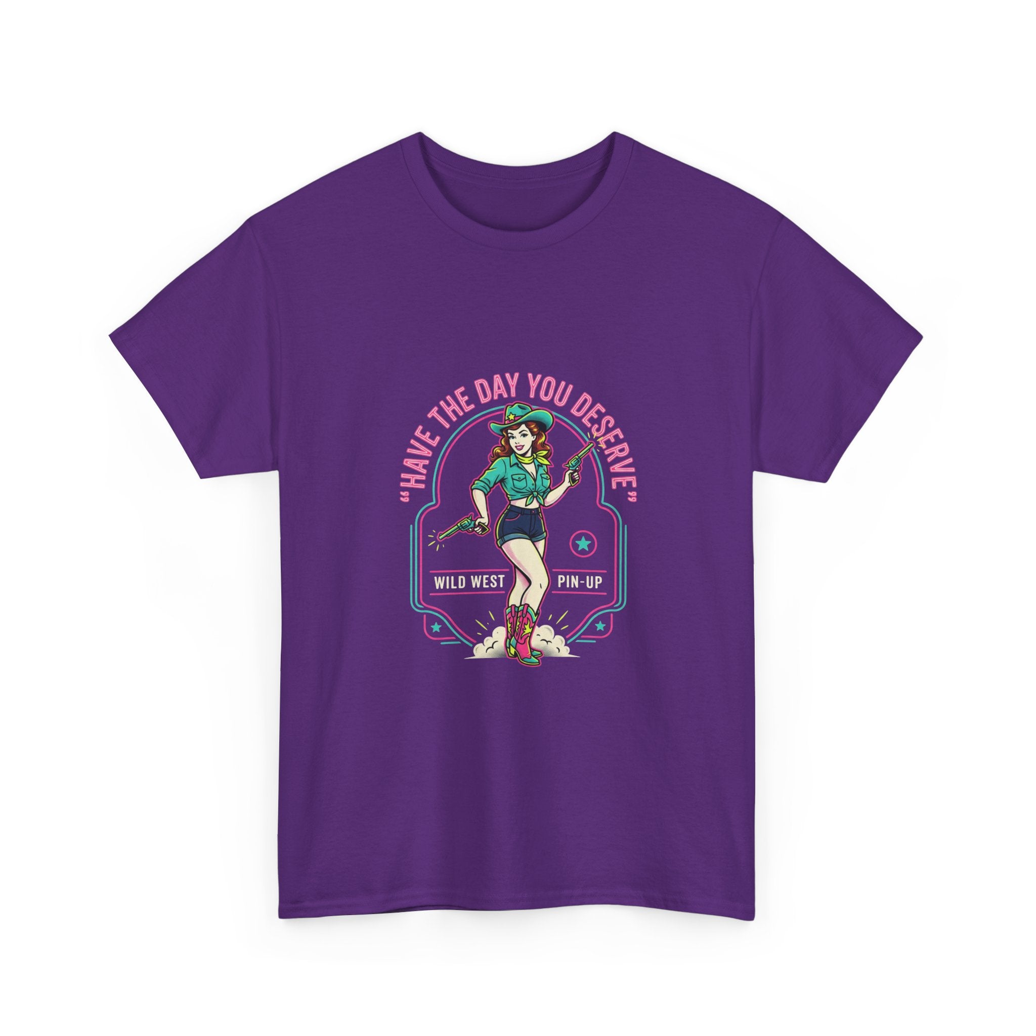 Have The Day You Deserve Tee — Retro Roller Girl Graphic T-Shirt