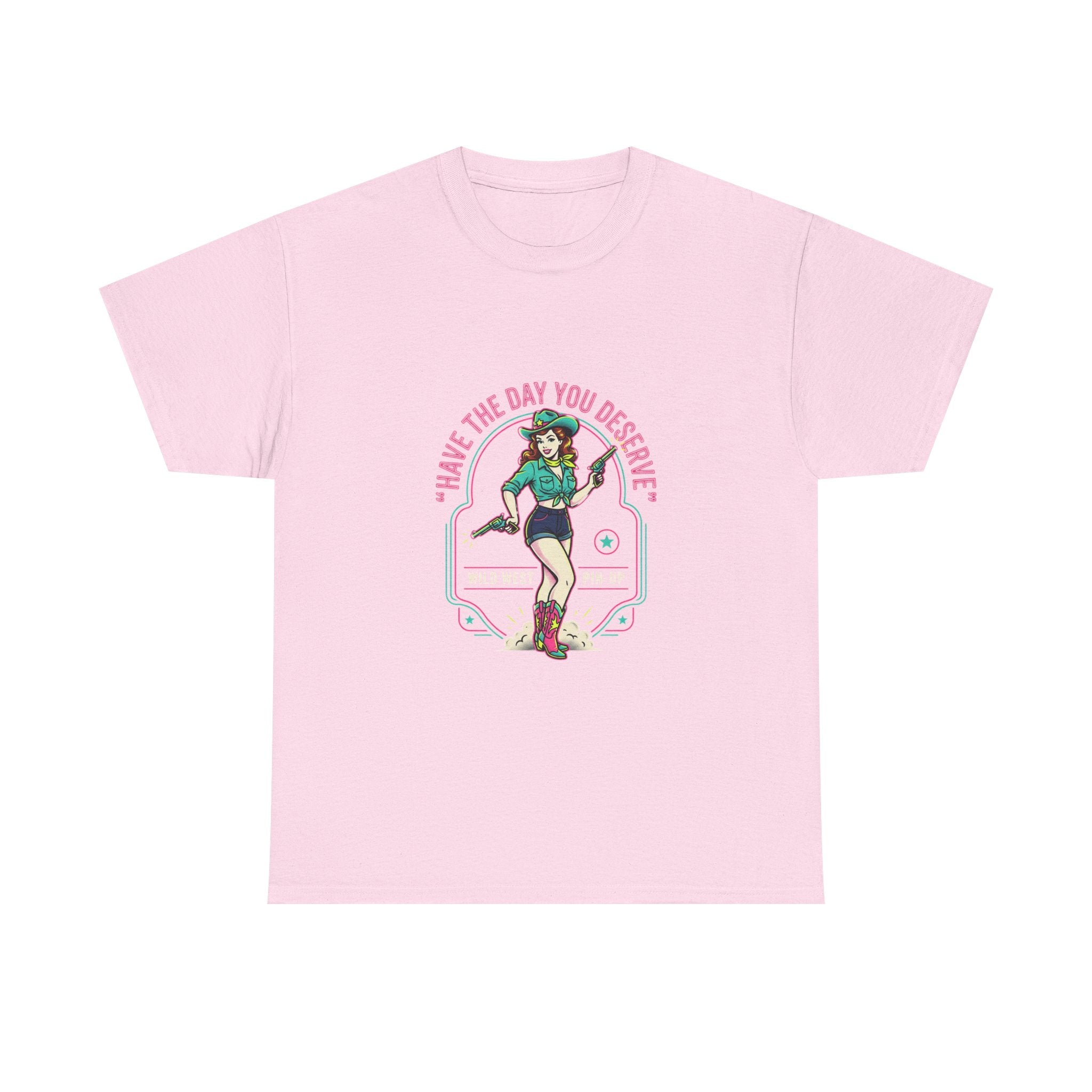 Have The Day You Deserve Tee — Retro Roller Girl Graphic T-Shirt