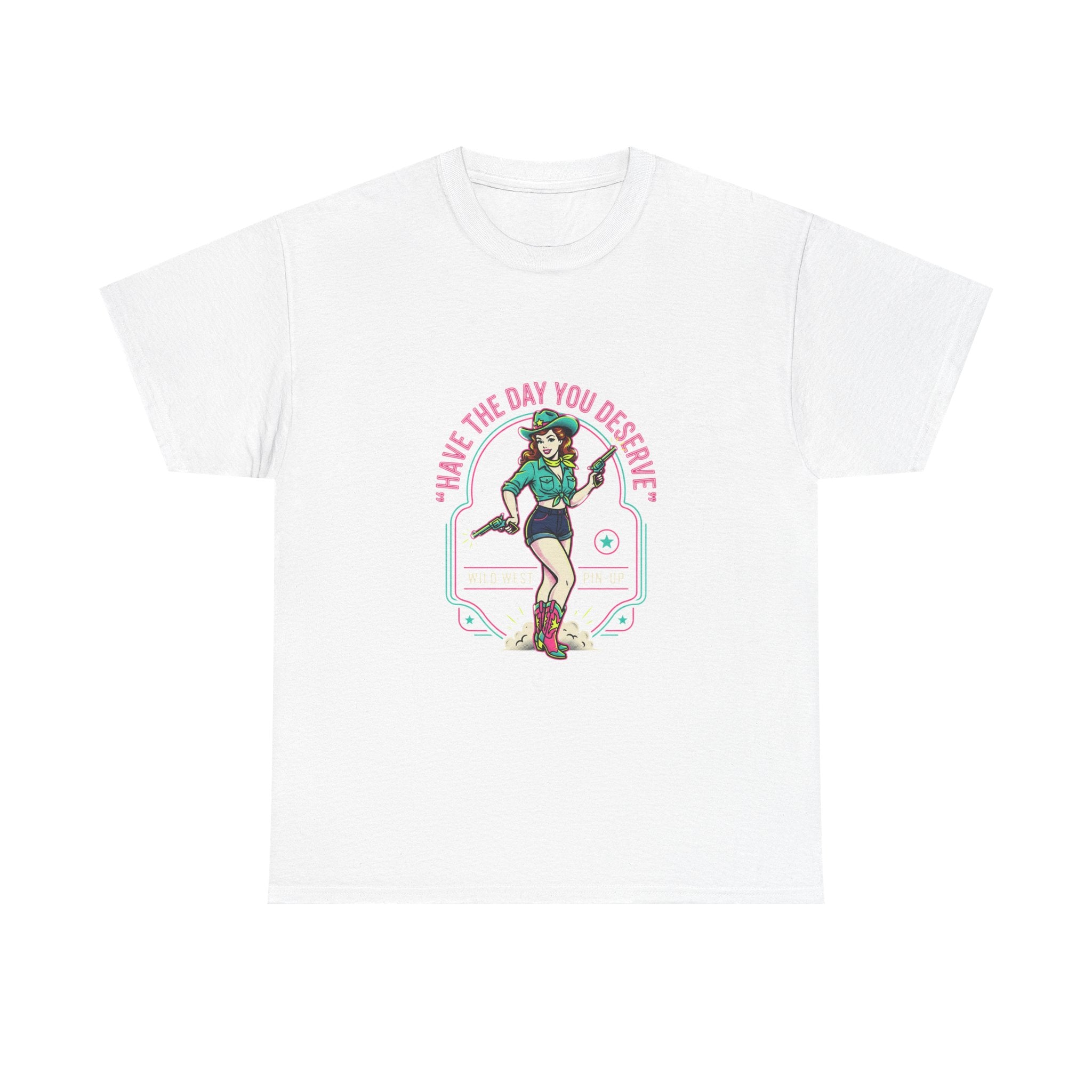 Have The Day You Deserve Tee — Retro Roller Girl Graphic T-Shirt