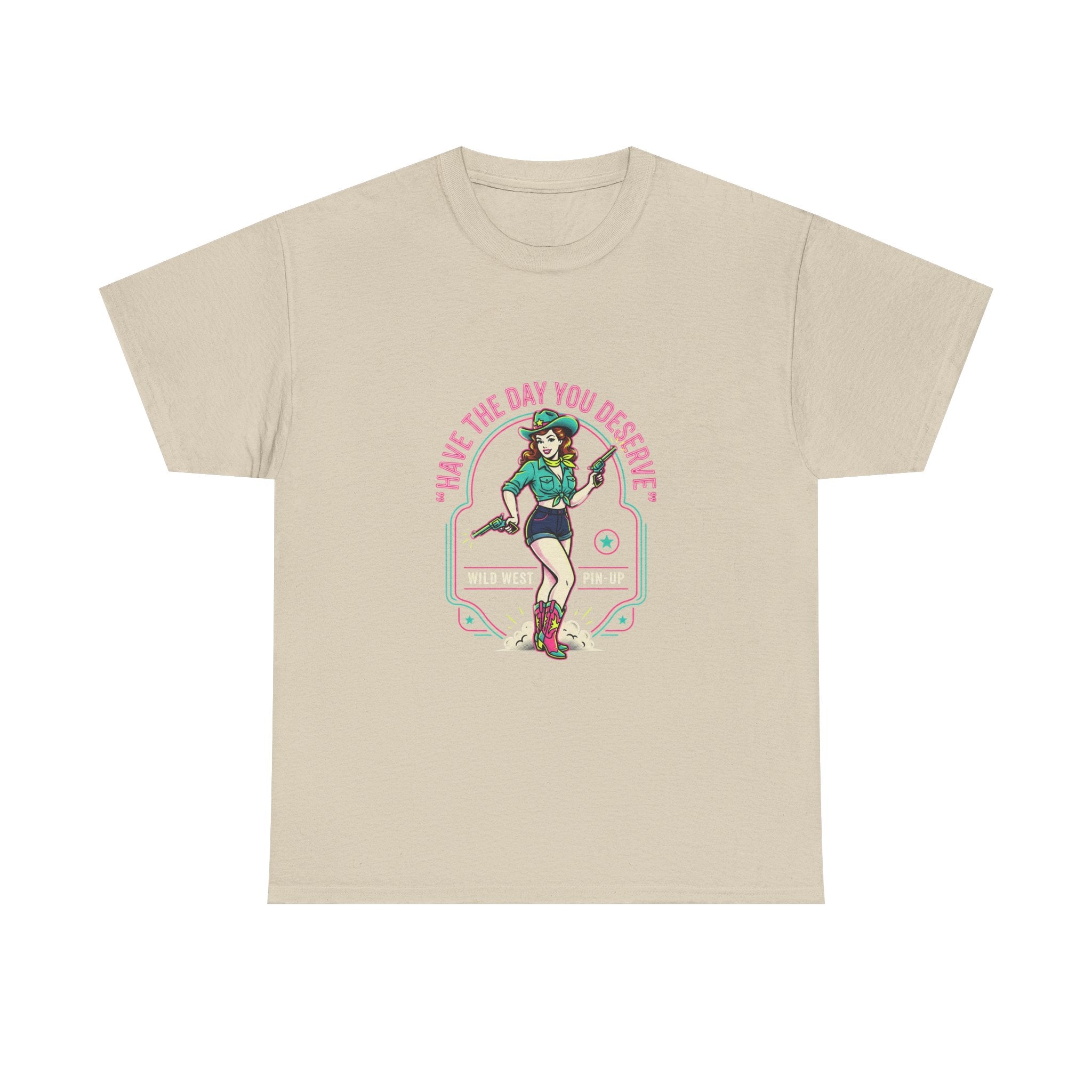 Have The Day You Deserve Tee — Retro Roller Girl Graphic T-Shirt