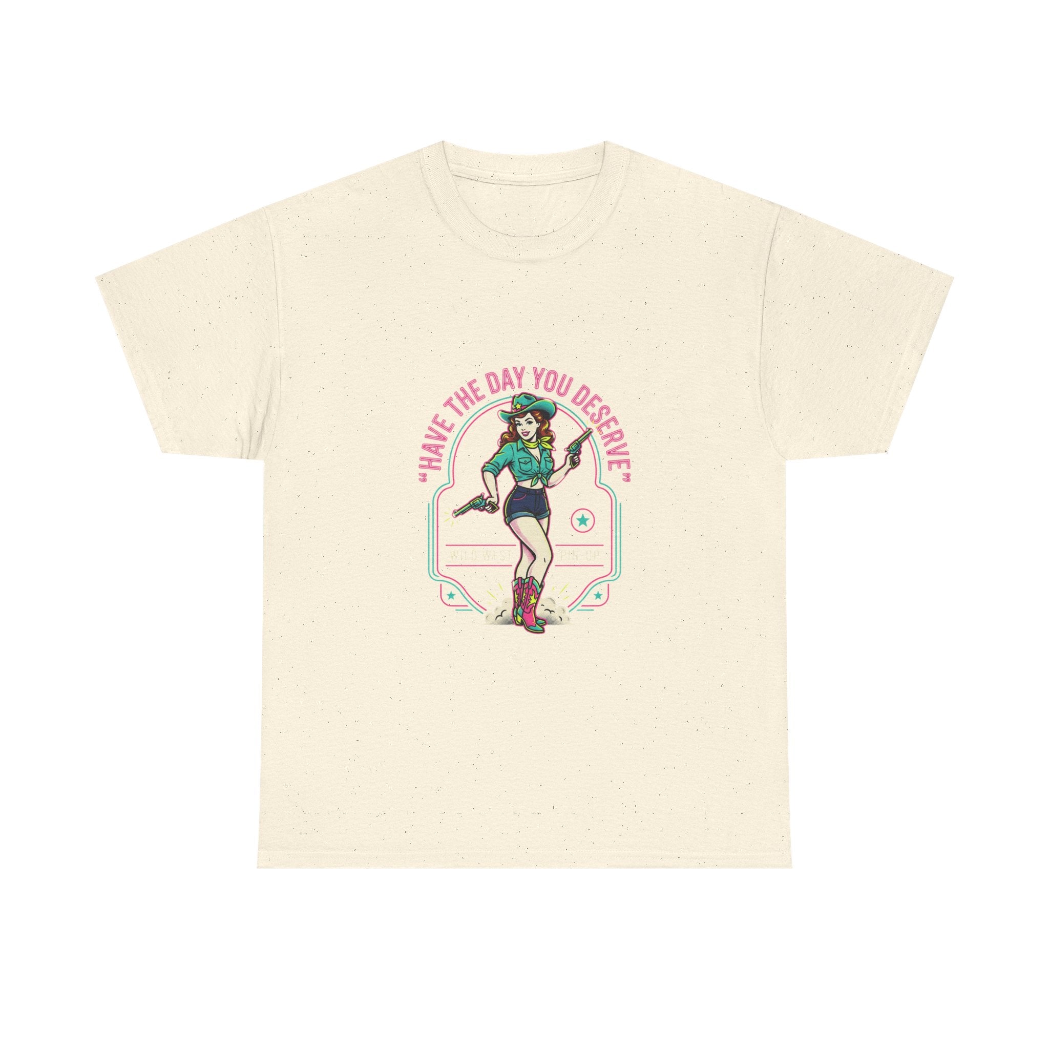Have The Day You Deserve Tee — Retro Roller Girl Graphic T-Shirt