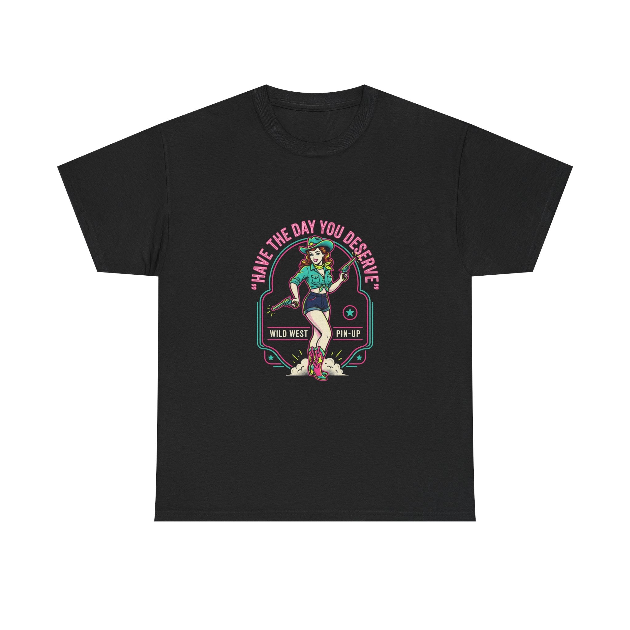 Have The Day You Deserve Tee — Retro Roller Girl Graphic T-Shirt