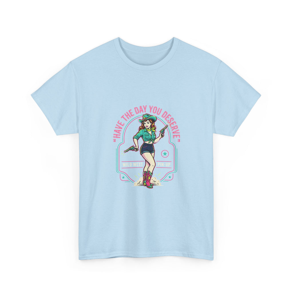 Have The Day You Deserve Tee — Retro Roller Girl Graphic T-Shirt