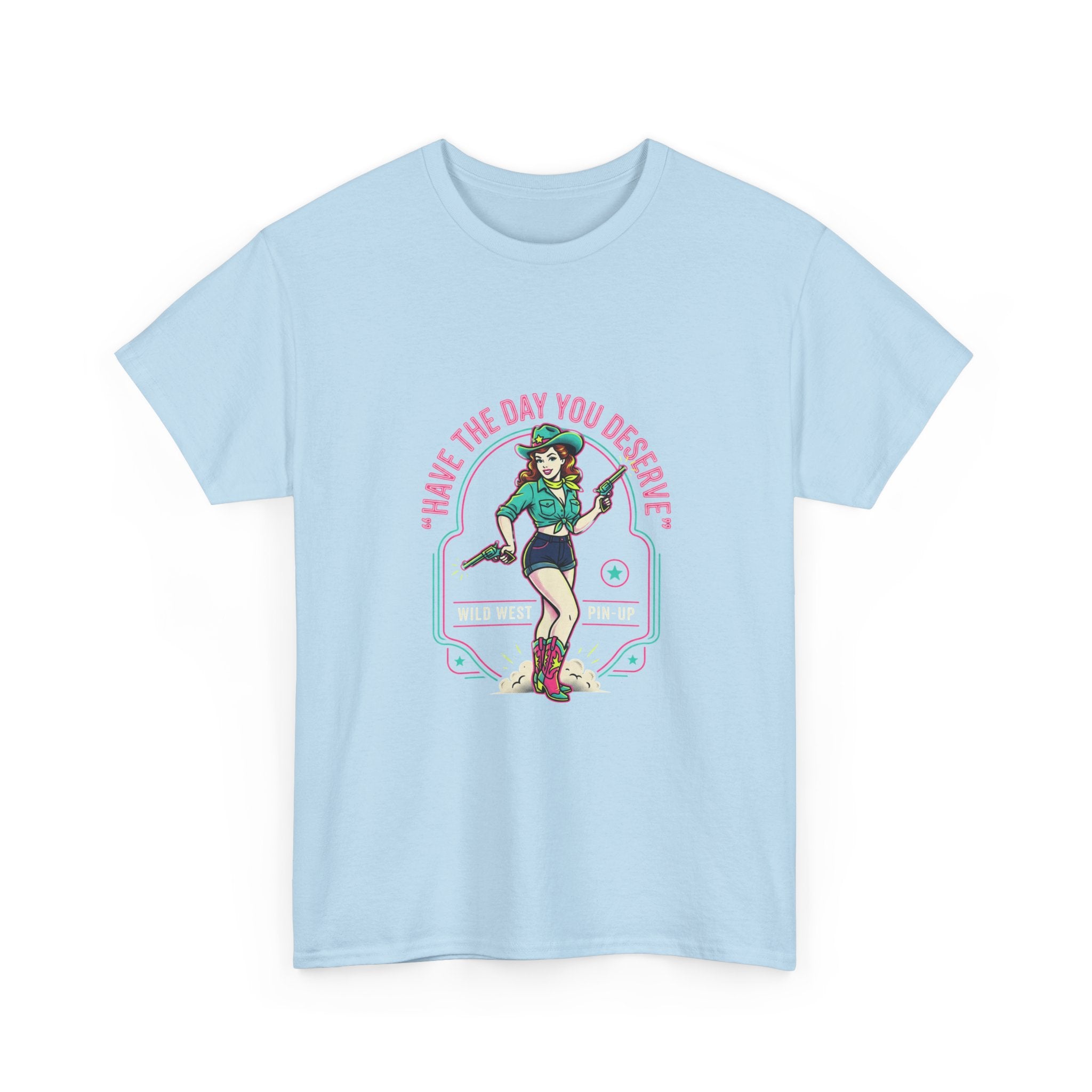 Have The Day You Deserve Tee — Retro Roller Girl Graphic T-Shirt