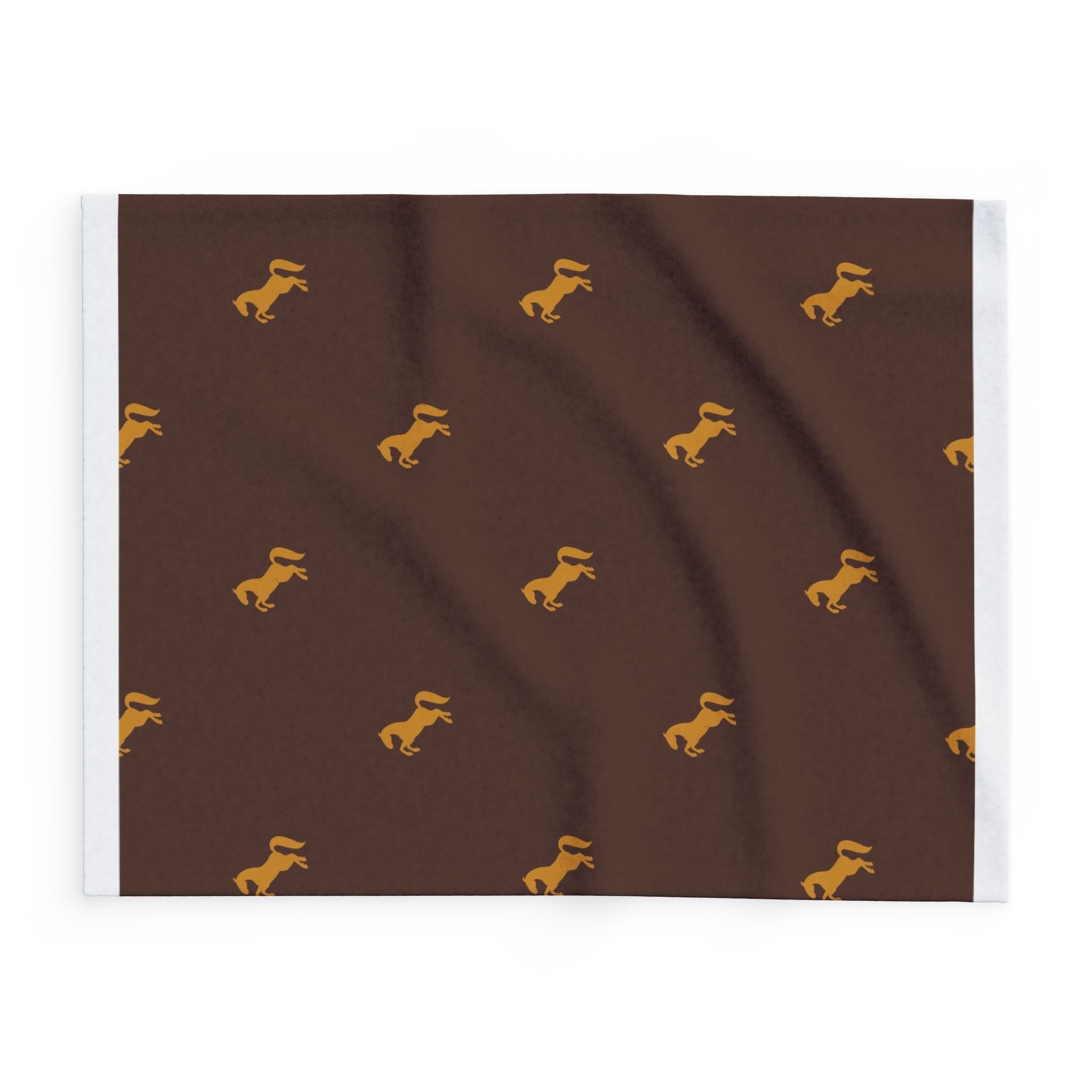 Reindeer Pattern Arctic Fleece Blanket — Cozy Holiday Cabin Throw