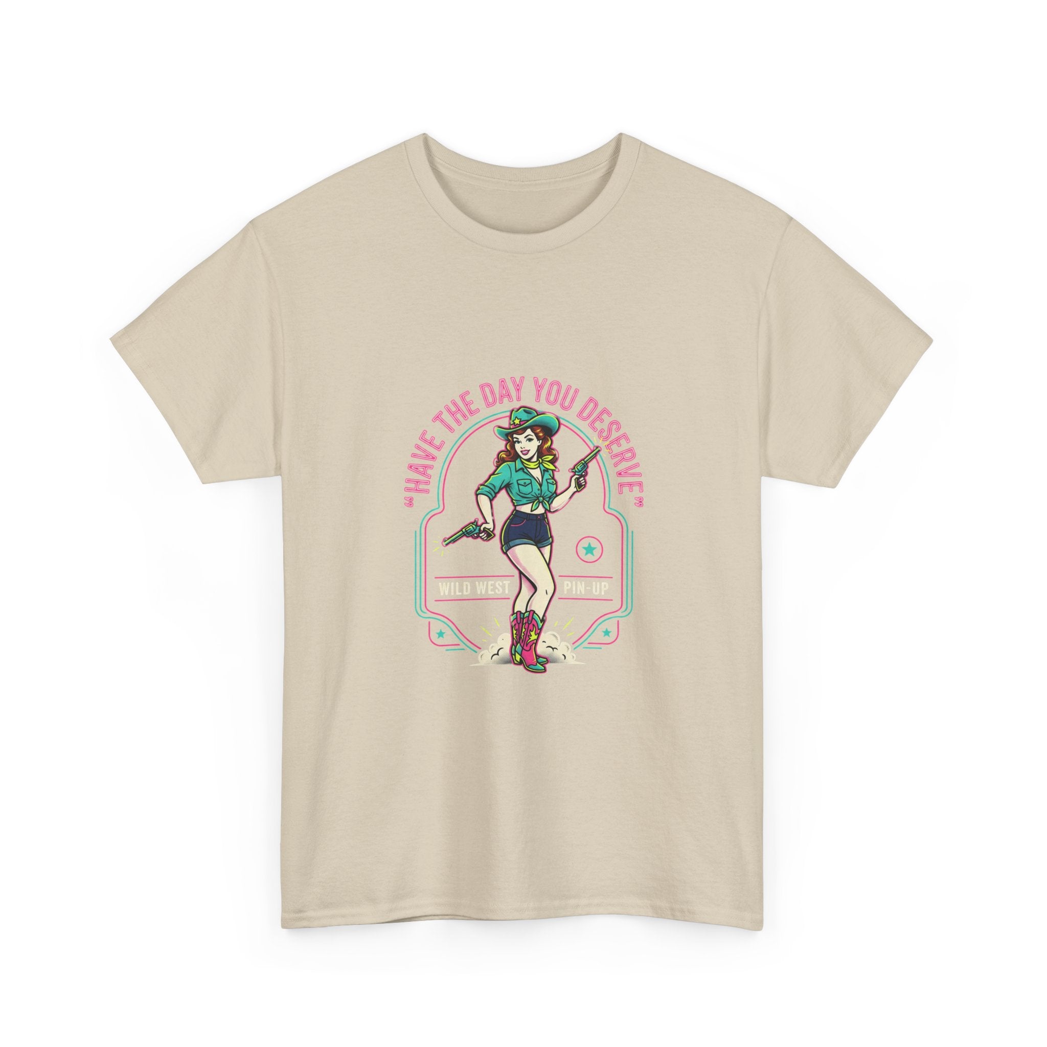 Have The Day You Deserve Tee — Retro Roller Girl Graphic T-Shirt