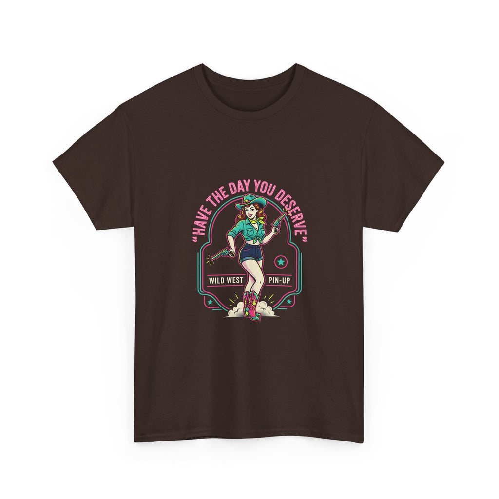 Have The Day You Deserve Tee — Retro Roller Girl Graphic T-Shirt