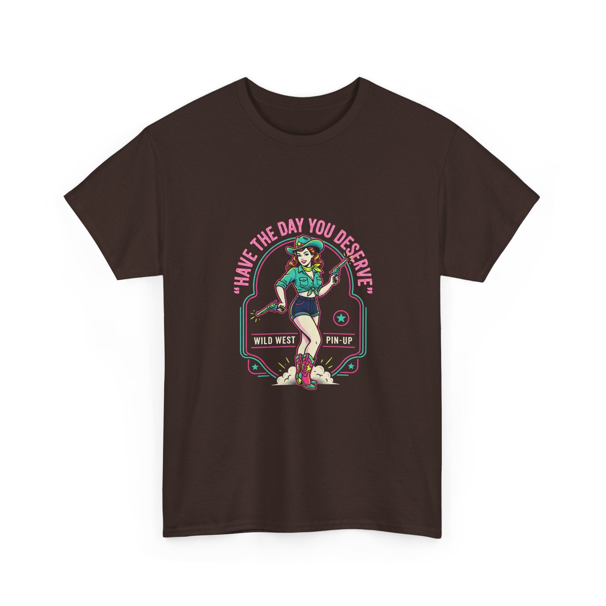 Have The Day You Deserve Tee — Retro Roller Girl Graphic T-Shirt