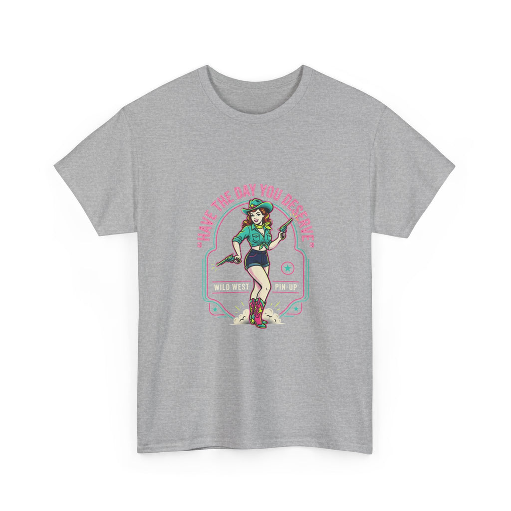 Have The Day You Deserve Tee — Retro Roller Girl Graphic T-Shirt