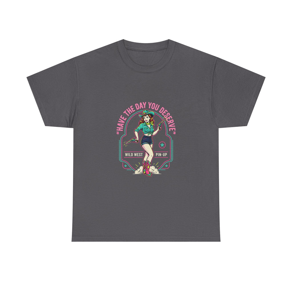 Have The Day You Deserve Tee — Retro Roller Girl Graphic T-Shirt