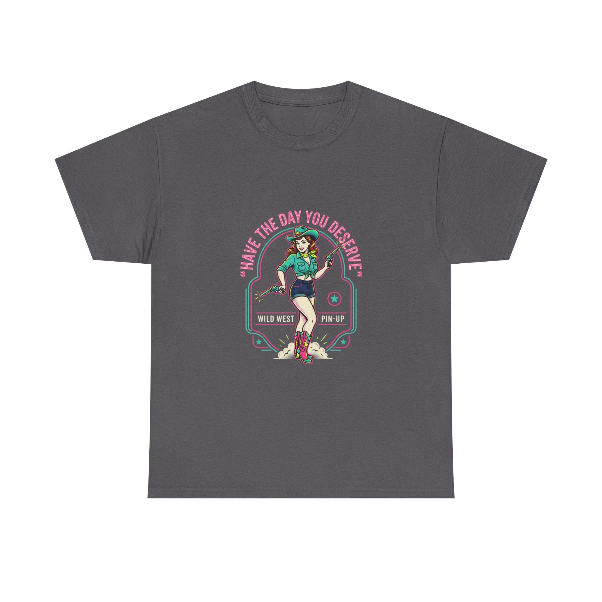 Have The Day You Deserve Tee — Retro Roller Girl Graphic T-Shirt