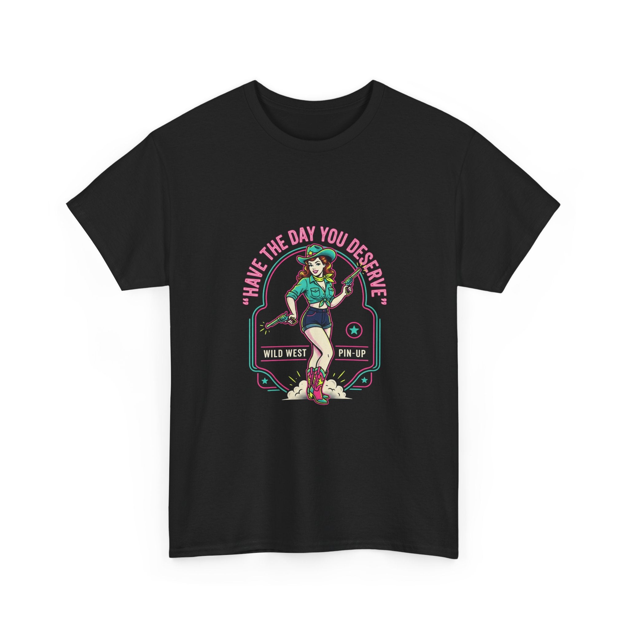 Have The Day You Deserve Tee — Retro Roller Girl Graphic T-Shirt