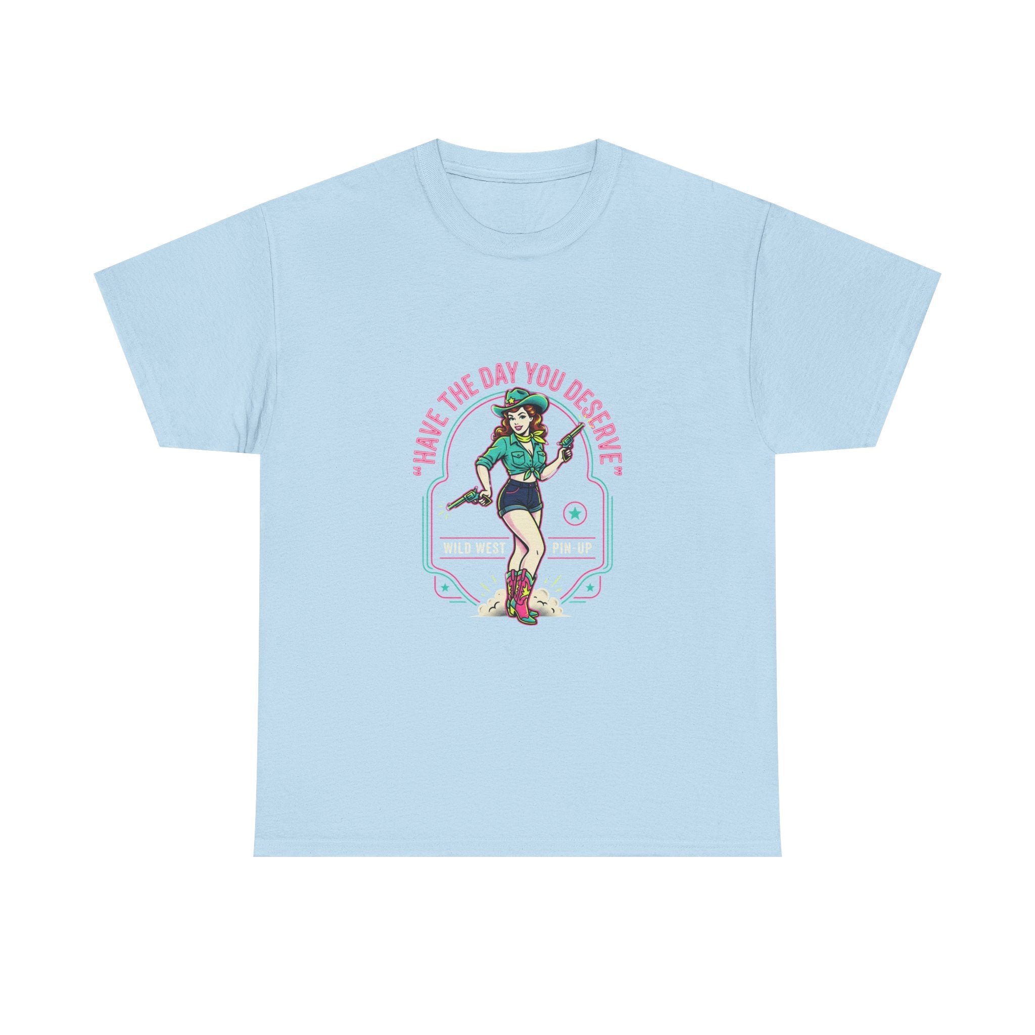 Have The Day You Deserve Tee — Retro Roller Girl Graphic T-Shirt