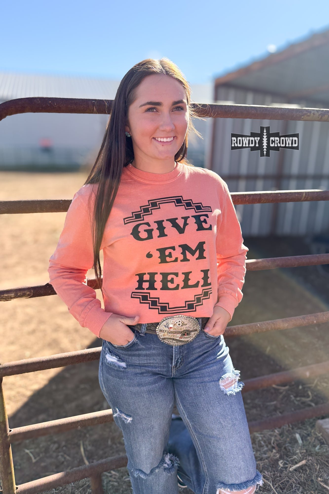DS Give 'Em Hell Long Sleeve Tee