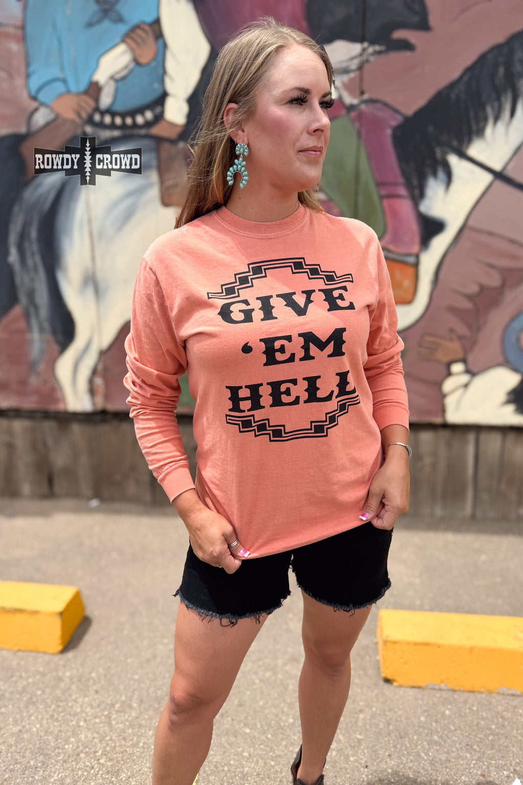 DS Give 'Em Hell Long Sleeve Tee