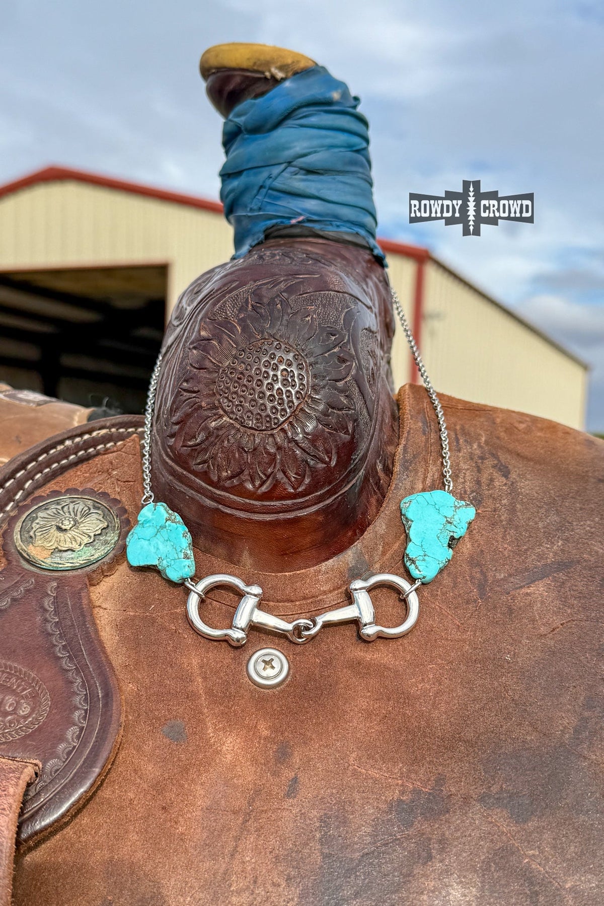 DS Turquoise Bit Necklace