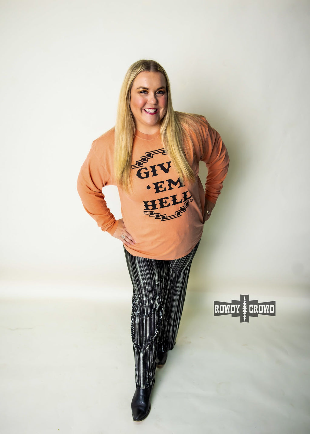 DS Give 'Em Hell Long Sleeve Tee